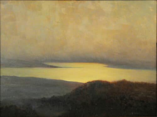 Guglielmo Talamini, 1867 - 1918 | Senza titolo • Olio su tavola 78 x 59 cm
