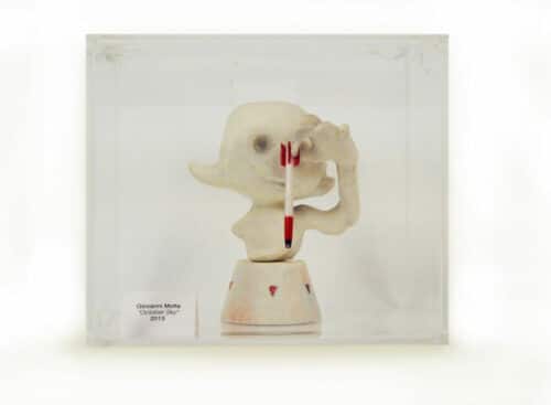 Giovanni Motta, 1971 | October sky • Tecnica mista 14x12 cm • 2013
