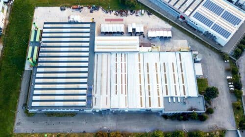 Augusta Foto aerea della Fonderia